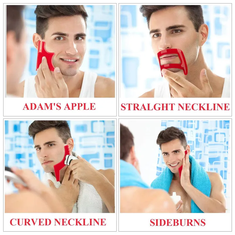 2/4Pcs männer Bart Kämme Haar  – Men'S Grooming Hair Bewertung und Preis