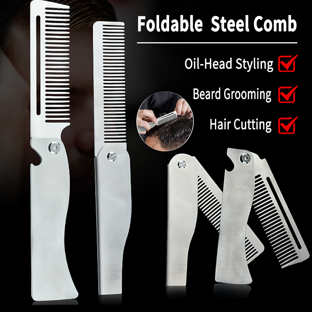Neue Art 1/2PCS Tragbare Stahl – Men'S Grooming Hair Bewertung und Preis