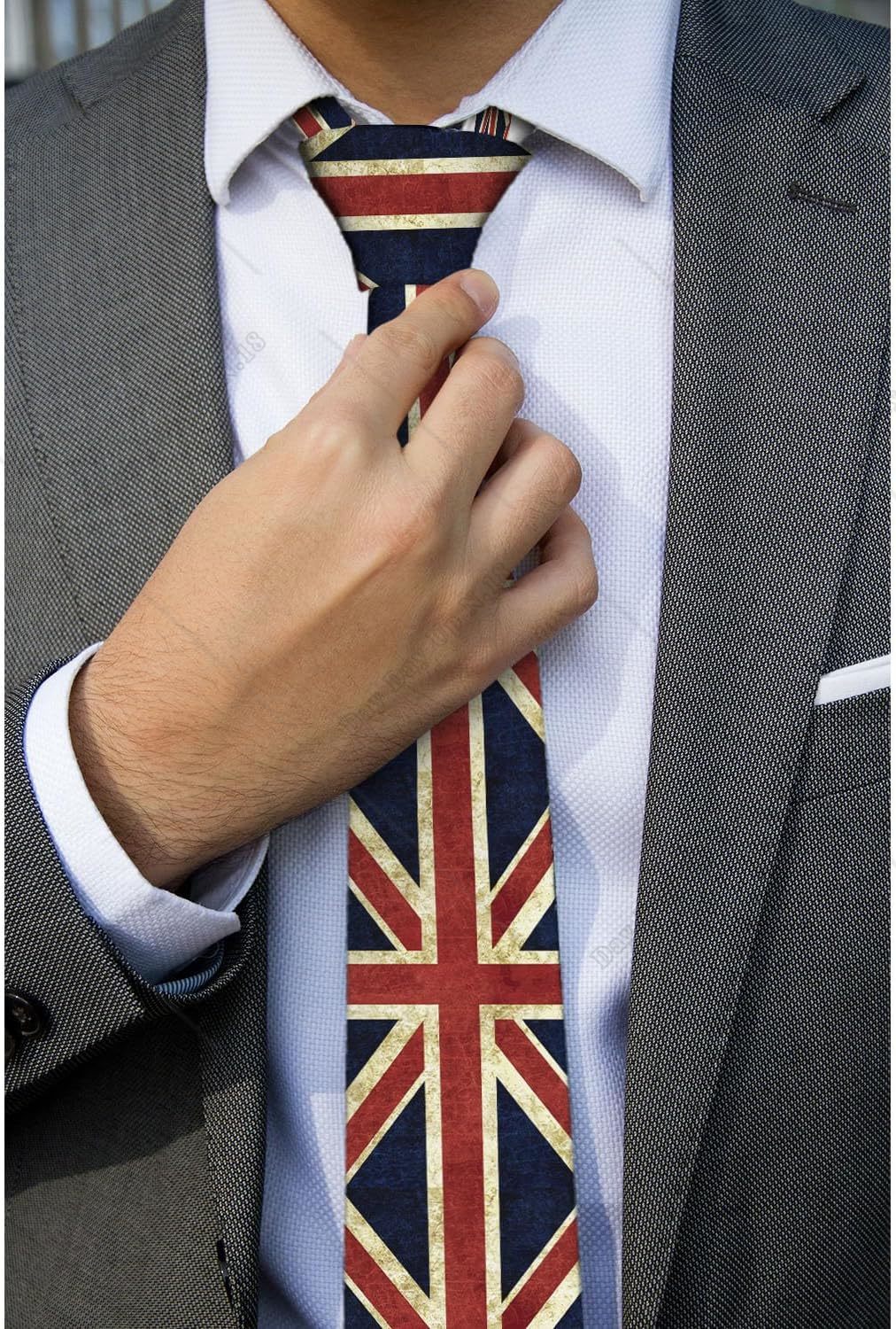 Herren-Krawatte mit UK-Flagge, – Men'S Grooming Uk Bewertung und Preis